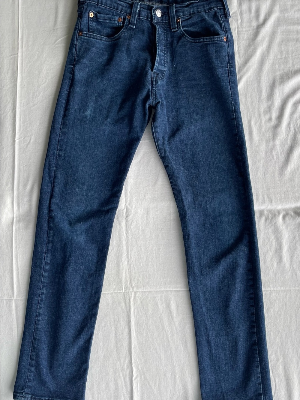 Levi's Slim Straight Jeans in Deep Indigo